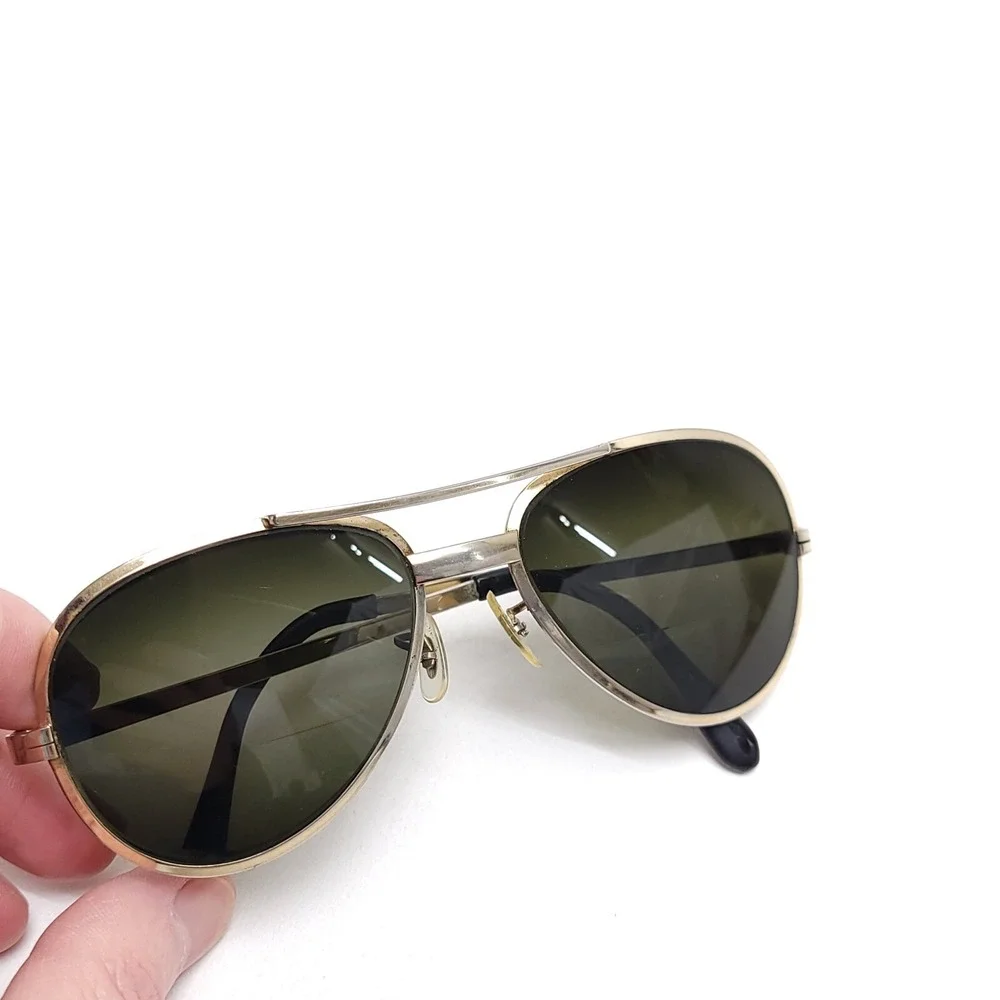 Vintage Romida‎ KC Gold Pilot  Glasses 54-20 FRAMES ONLY